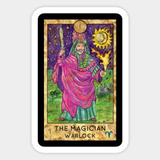 The Magician. Major Arcana Tarot Card Sticker